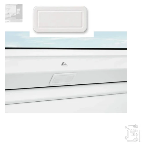 Zum Produkt ROTO ZUB ADP Abdeckplatte für Griff Designo Weiß R6/R8 K RAL 9016, Dachfenster Zubehör *