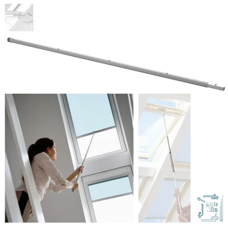VELUX ZCT 100 Verlängerung 100 cm für Teleskop-Bedienungsstange für VELUX Schwingfenster, Manuelles Bedienungs-Zubehör, Bedienungs- und Pflegezubehör._1_ e-roofline.de.webp